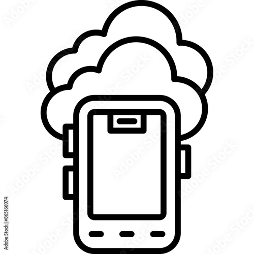 Cloud Based Calling Icon