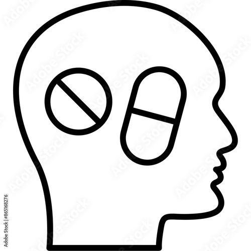 Drug Addict Icon