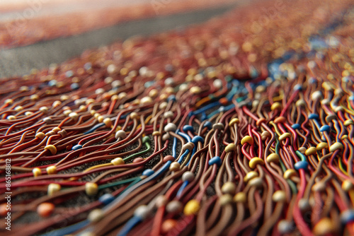Tangled circuit board threa...