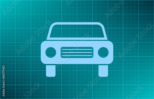 Vector illustration blue background