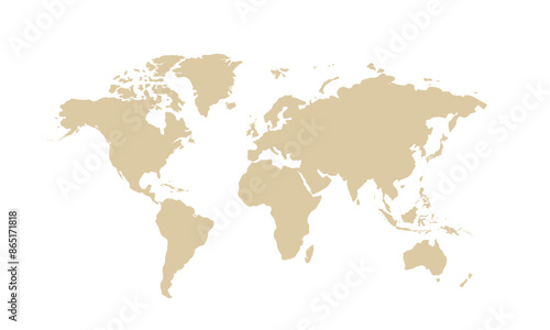 World map isolated modern colorful style. for website layouts, background, education, precise, customizable, Travel worldwide, map silhouette backdrop, earth geography, political, reports. 