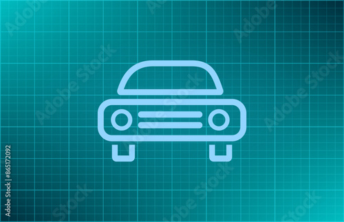 Vector illustration blue background