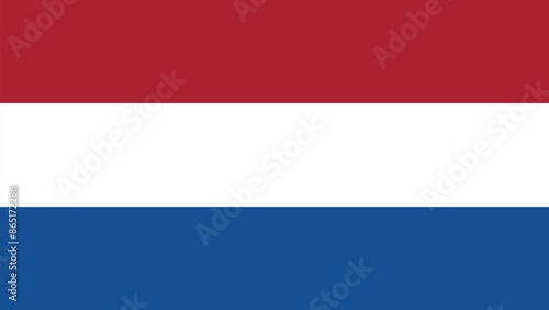Vector flag of Netherlands. Illustration eps10. Free Download Vector flag of Netherlands. Illustration eps10. - GFXLoad