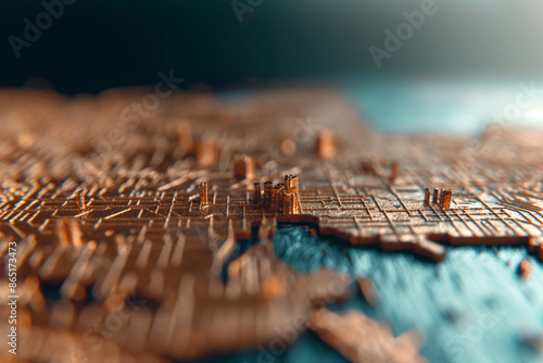 Intricate circuit board etc...
