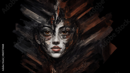 Plakat abstract art