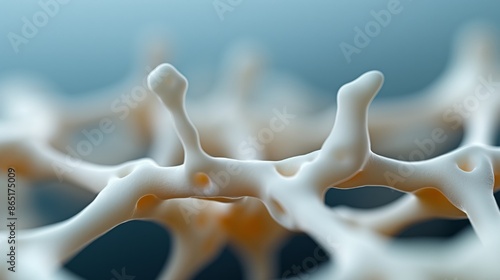 Abstract Spiky Bone Structure photo