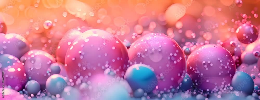 Geometric Shapes: Pastel Spheres Abstract Background 4K Video Geometric Shapes: Pastel Spheres Abstract Background 4K Video
