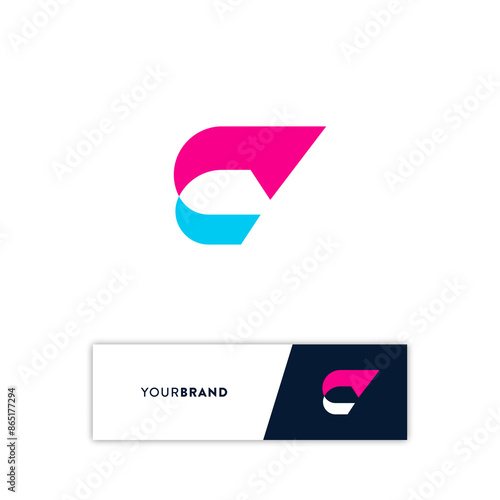 Letter C vector design