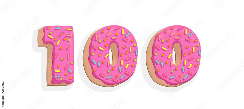 Donut font. Sweets letters. Donut font. Sweets letters.