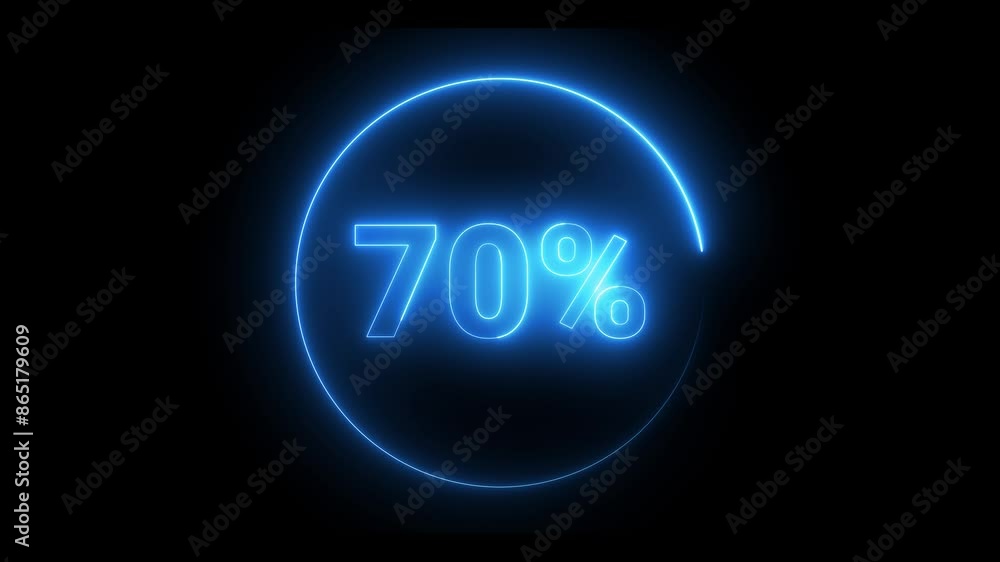 70 Percent Discount neon animation.
70 percent off neon text animation
Looped animated video with a figure of 70 percent. 70 Percent Discount neon animation.
70 percent off neon text animation
Looped animated video with a figure of 70 percent.