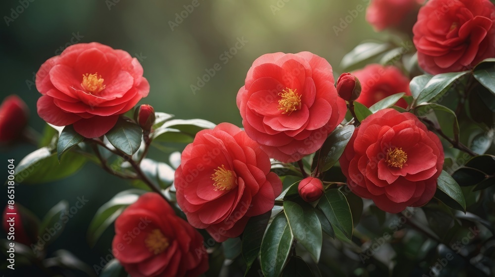 Beautiful and enchanting red peony flower background Beautiful and enchanting red peony flower background