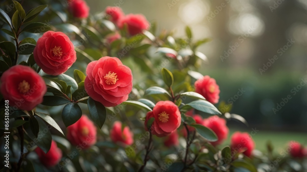 Beautiful and enchanting red peony flower background Beautiful and enchanting red peony flower background