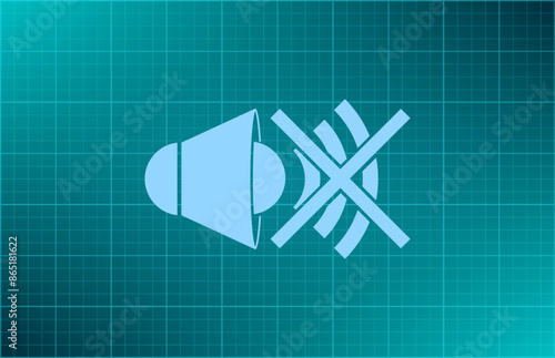 Vector illustration blue background