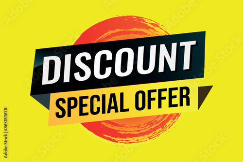 discount special offer poster banner graphic design icon logo sign symbol social media website coupon

