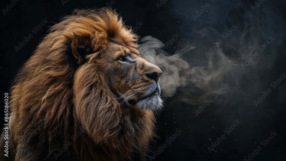 Regal Lion in Enigmatic Smoke Regal Lion in Enigmatic Smoke