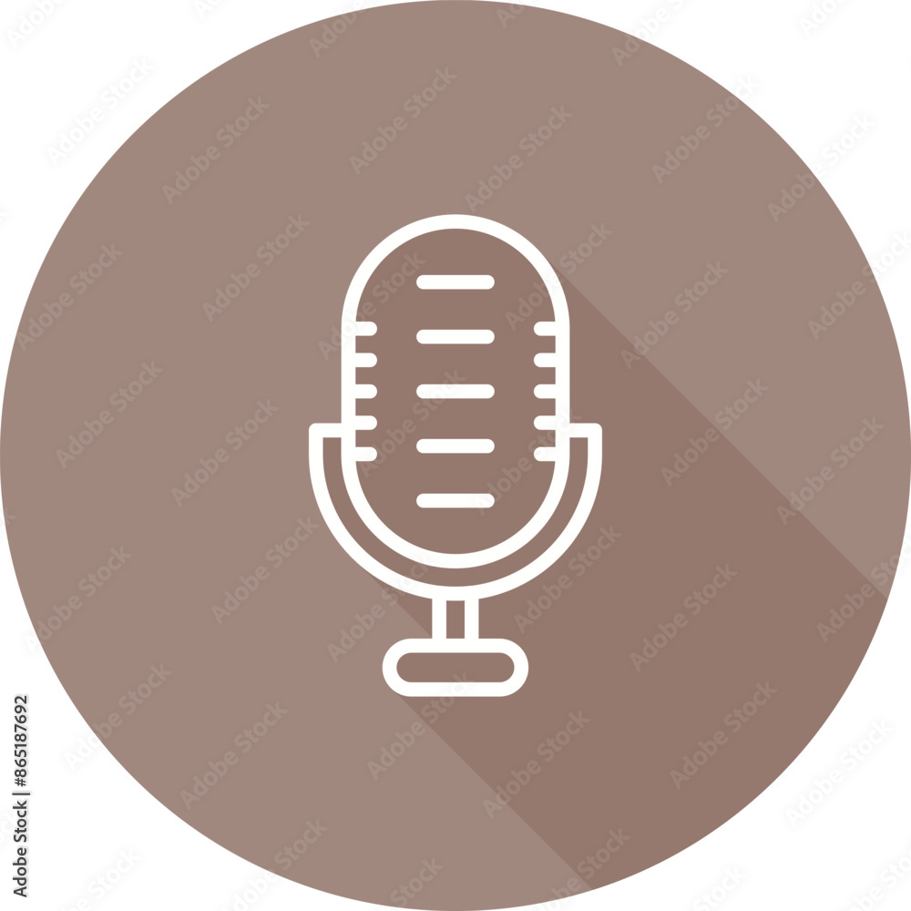 Microphone Vector Icon