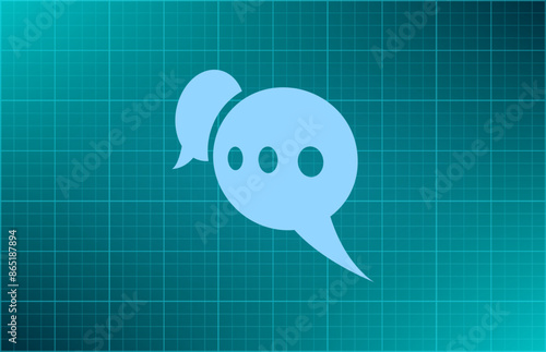 Vector illustration blue background