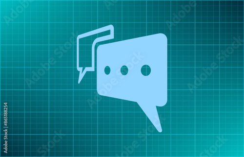 Vector illustration blue background
