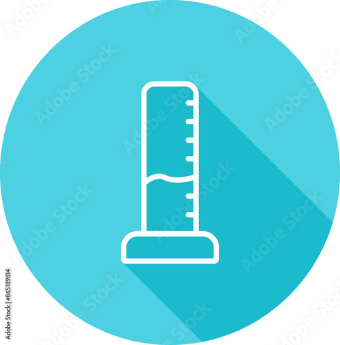 Graduated Cylinder Vector Icon