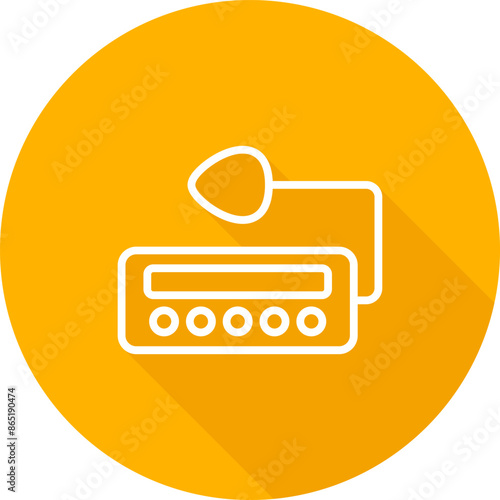 Taxi Radio Vector Icon