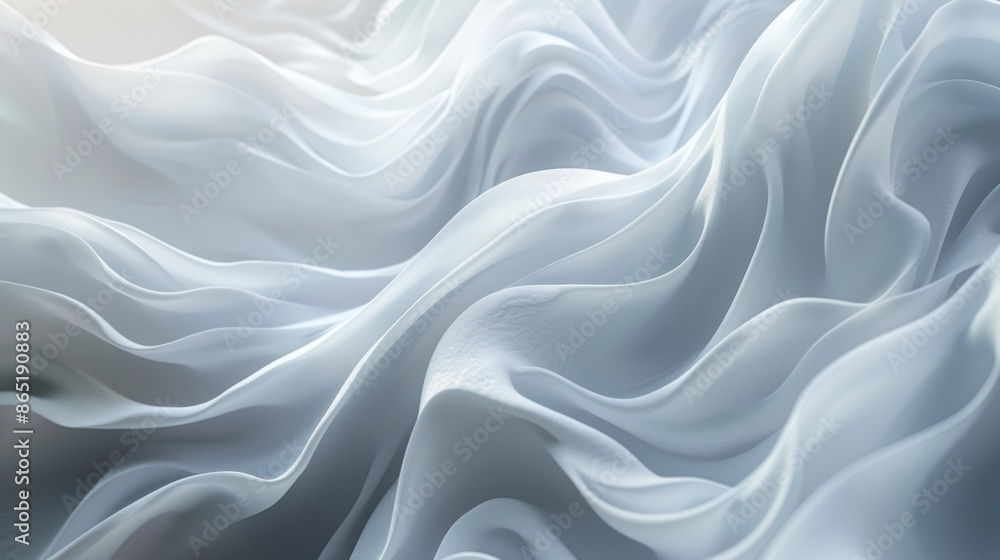 Abstract white flowing waves
Abstract white flowing waves