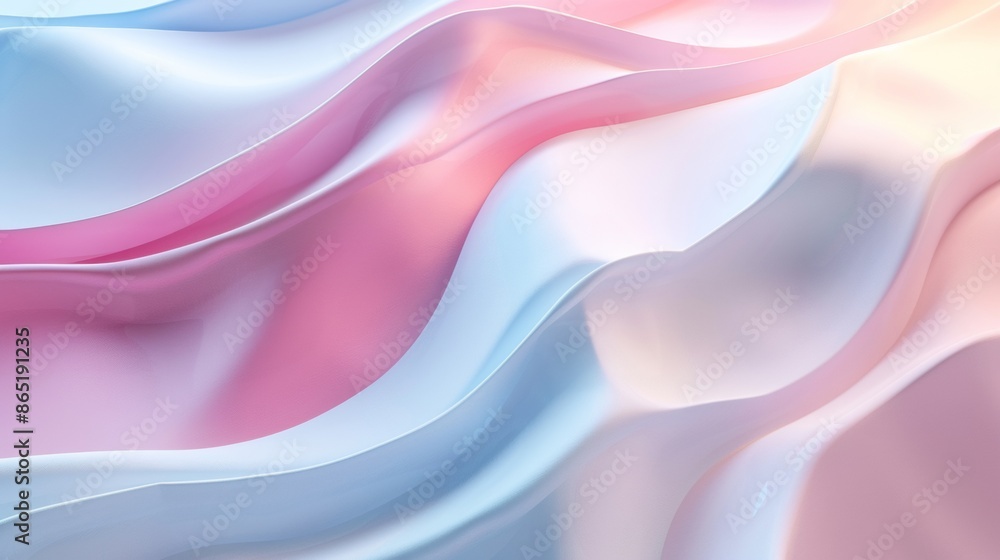 Abstract white flowing waves Abstract white flowing waves