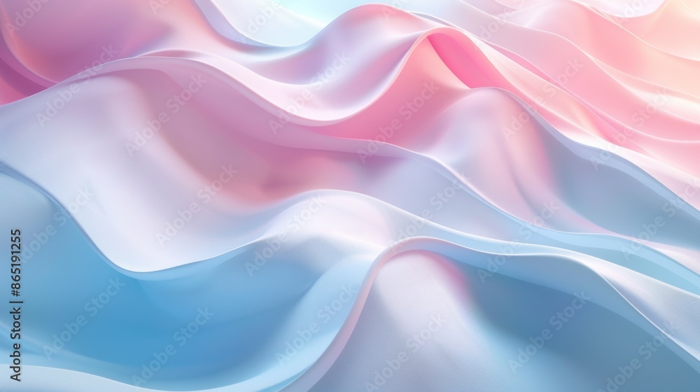 Abstract white flowing waves Abstract white flowing waves