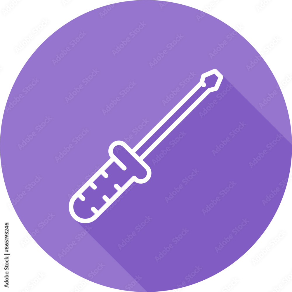 Screwdriver Vector Icon Screwdriver Vector Icon