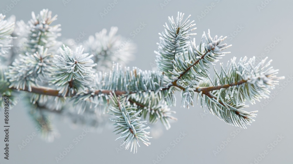 A hyperrealistic close-up of a snow-laden pine branch, capturing the intricate details of its frosty needles, A hyperrealistic close-up of a snow-laden pine branch, capturing the intricate details of its frosty needles,