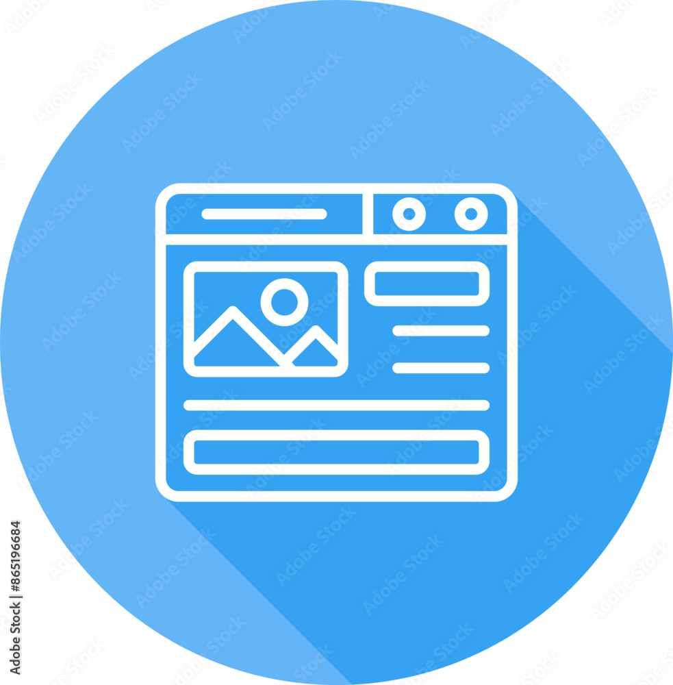 Web Design Vector Icon Web Design Vector Icon