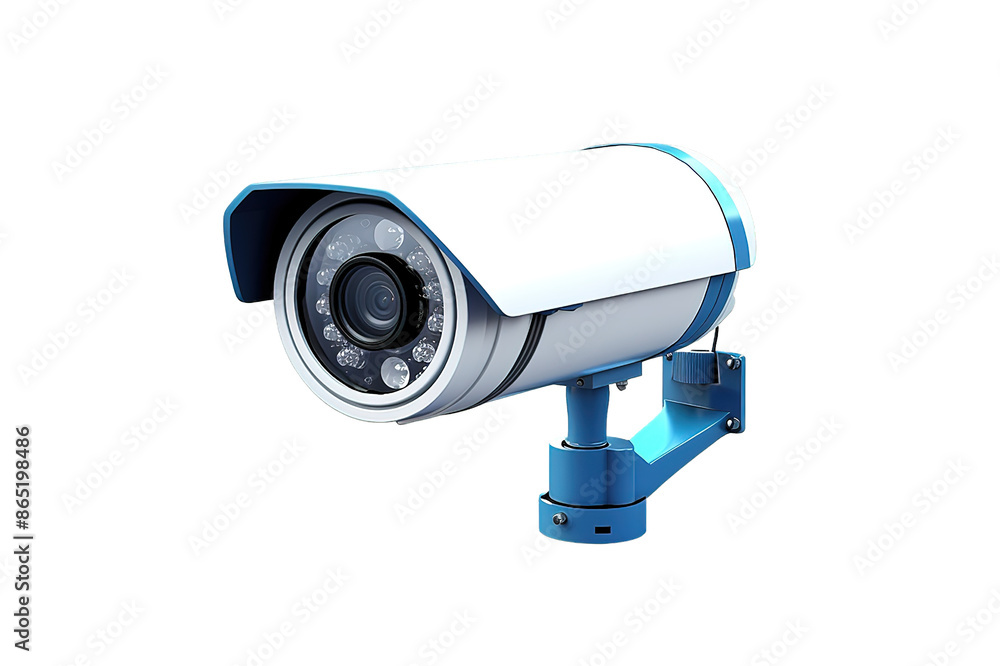 3d rendering security camera or cctv camera isolated on transparent background 3d rendering security camera or cctv camera isolated on transparent background
