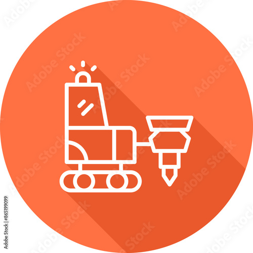 Drilling Machine Vector Icon