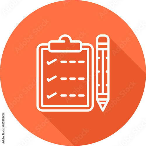 Writing pad Vector Icon