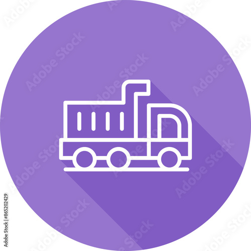 Dump Truck Vector Icon