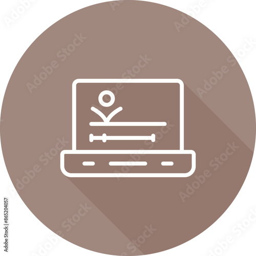 Motion Graphic Vector Icon