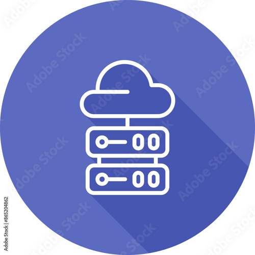 Cloud Computing Vector Icon