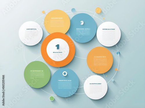 Modern infographic design for business
