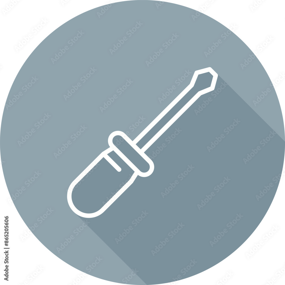 Screwdriver Vector Icon Screwdriver Vector Icon