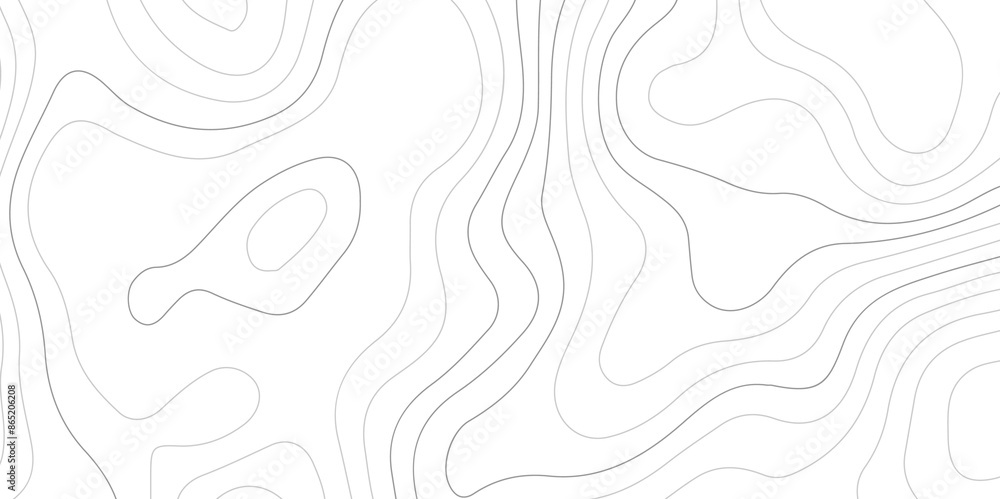 Abstract black and white wavy topography map background. Topography relief and topographic map wave line background. Vector illustration. Abstract black and white wavy topography map background. Topography relief and topographic map wave line background. Vector illustration.