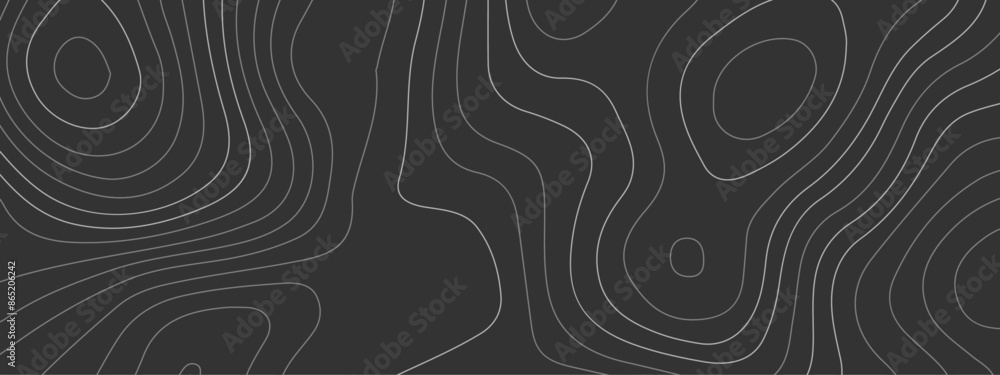 Wave topographic contour map, topographic wavy map line background. Abstract geographic wave grid line map. Geographic mountain relief background. Vector illustration. Wave topographic contour map, topographic wavy map line background. Abstract geographic wave grid line map. Geographic mountain relief background. Vector illustration.