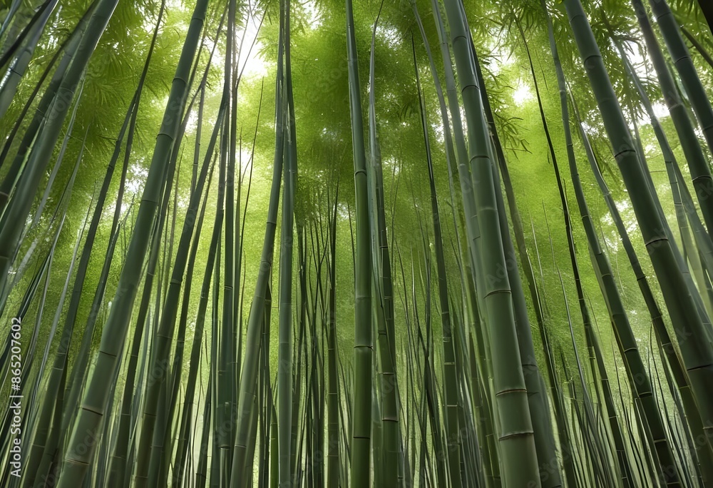 mesmerizing waste bamboo forest, no people