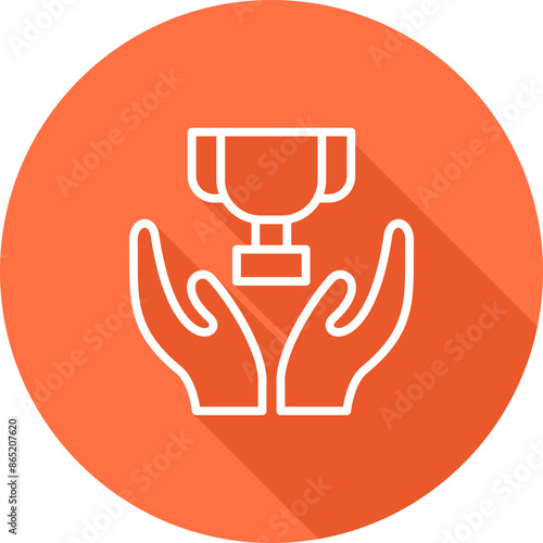 Triumphant Vector Icon