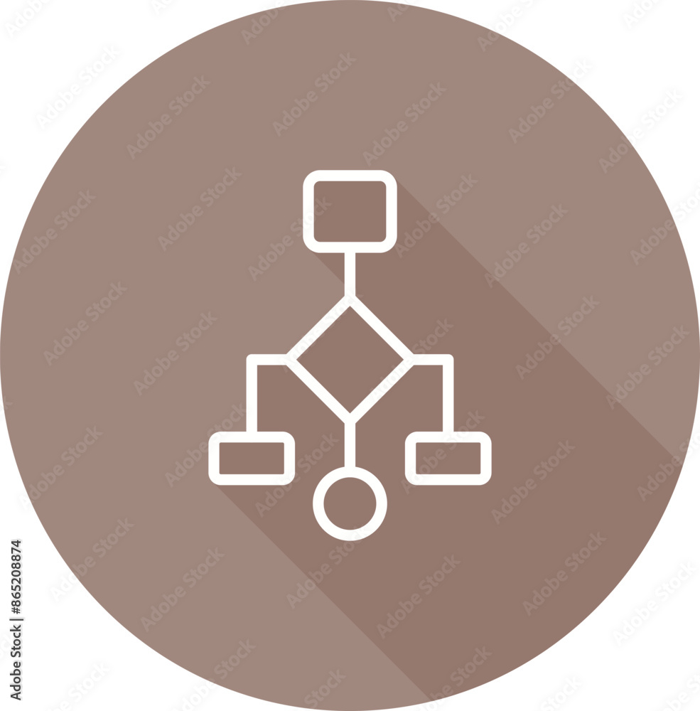 Affinity Diagram Vector Icon Affinity Diagram Vector Icon