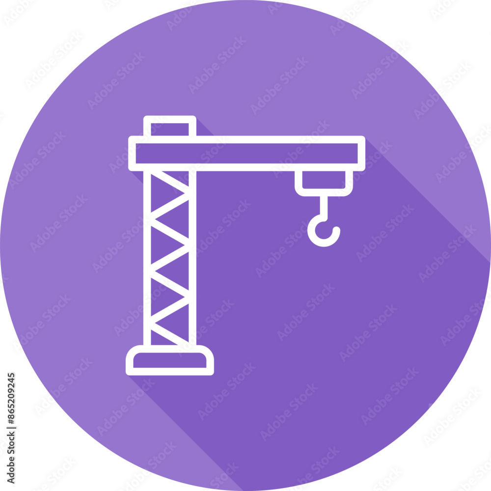 Crane Vector Icon Crane Vector Icon