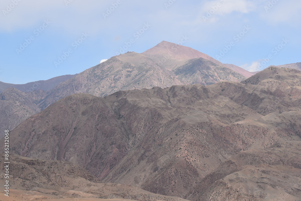 Stunning natural landscapes of the mountains and steppe in Kyrgyzstan, Central Asia Stunning natural landscapes of the mountains and steppe in Kyrgyzstan, Central Asia