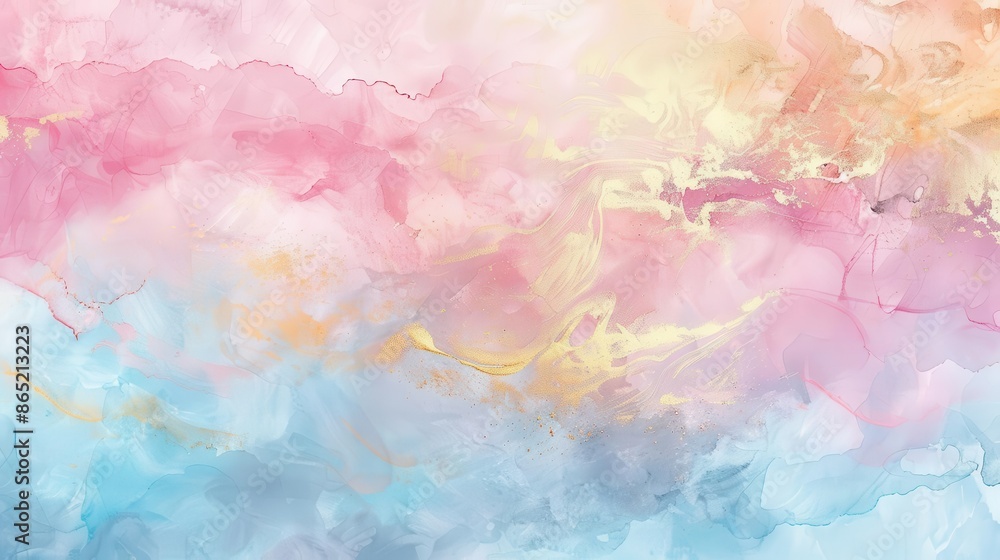 fluid elegance abstract watercolor background with soft pastels and golden accents mixed media art fluid elegance abstract watercolor background with soft pastels and golden accents mixed media art