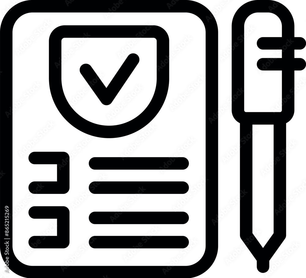 Businessman is completing a checklist, ensuring a successful business strategy and achieving key performance indicators Businessman is completing a checklist, ensuring a successful business strategy and achieving key performance indicators