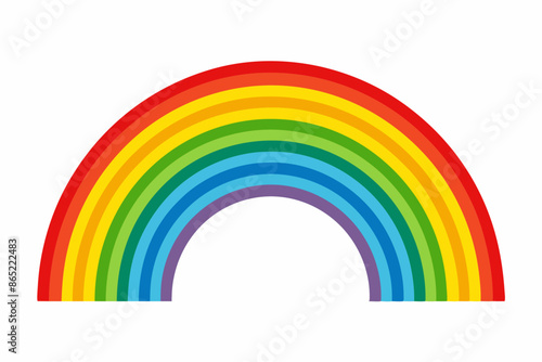 rainbow, colorful rainbow vector illustration, vector illustration of rainbow icon


