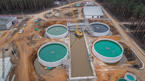 Newly Built Water Treatment Plant