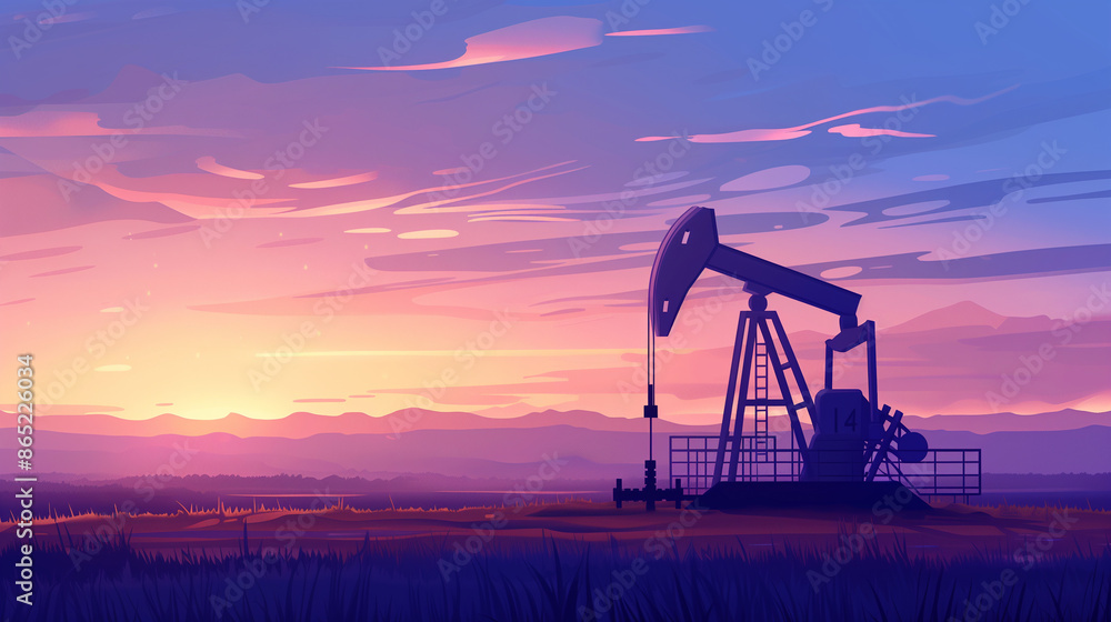 Twilight at the Oil Field: Capturing the Power of Pump Jacks Twilight at the Oil Field: Capturing the Power of Pump Jacks